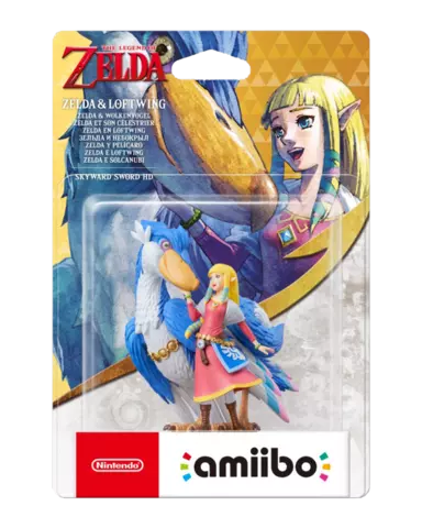 Figura Amiibo Zelda y Pelícaro (serie Zelda)