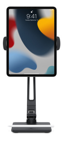 Twelve South HoverBar Duo holds iPad in a variety of positions, heights, and angles.