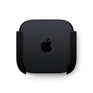 TotalMount Pro Installation System with Apple TV inserted, showing Apple logo.