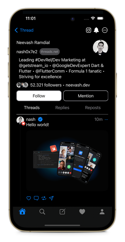 Profile without Chat