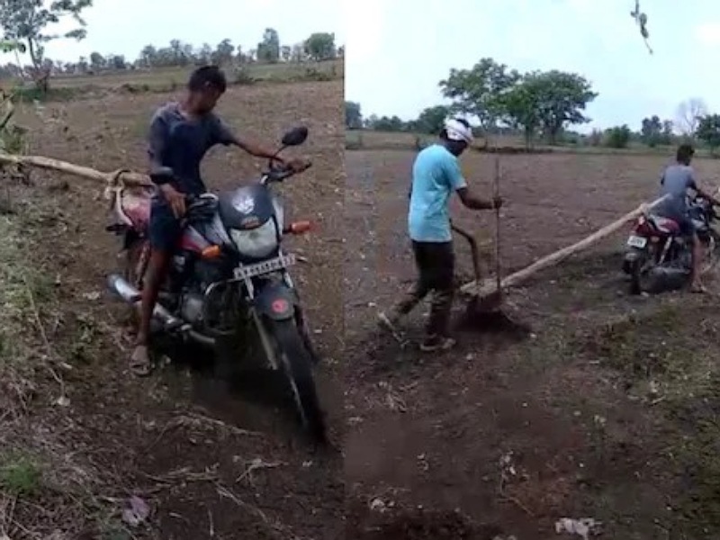 రైతు వినూత్న ఆలోచన.. గంటలో 60 గుంటల పొలాన్ని దున్నాడు ఎలాగంటే?