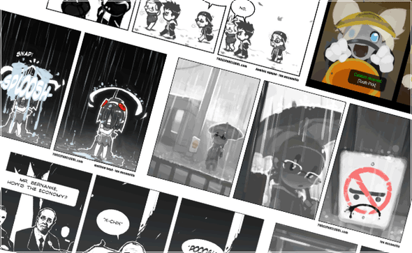 Three Panel Soul Comic Prints Art Three Panel Soul
