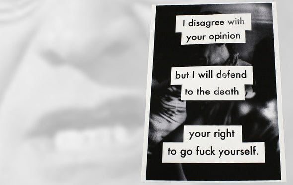 A Softer World "Disagree" Print Art A Softer World