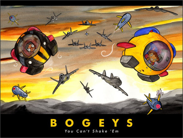 Bogeys Inspirational Print Art Jeffrey Rowland