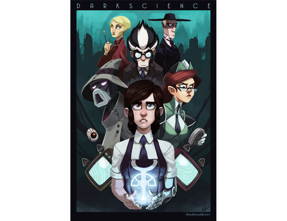Dark Scientific Method Print (16x24) Art Dresden Codak