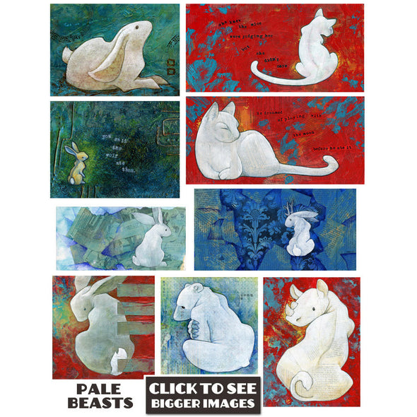 Pale Beasts Prints Art Red Wombat
