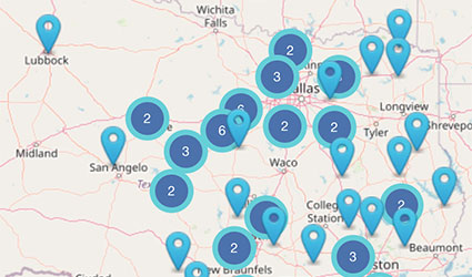 Expired Map of Listings