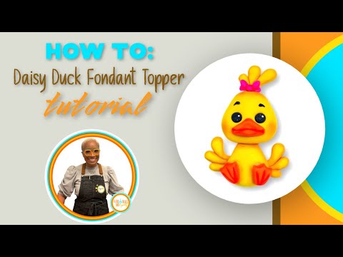 DAISY DUCK FONDANT TOPPER
