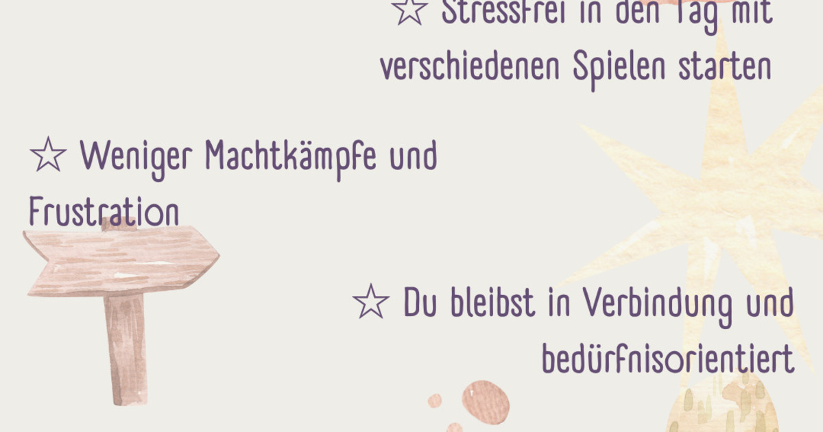 Online Kurs - den Alltag spielerisch meistern - spielen statt schimpfen