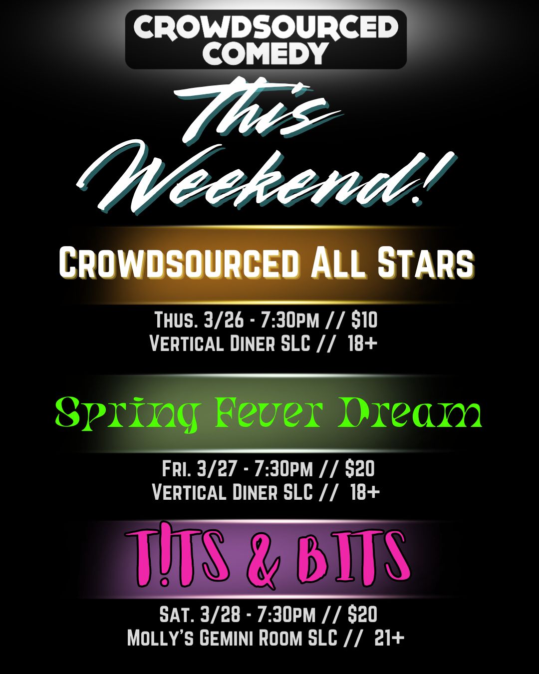 3/27 Musical Improv Show