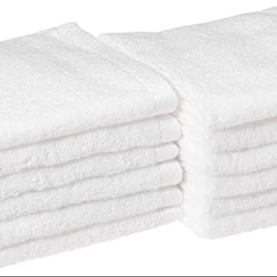 Amazon Basics Quick-Dry Washcloth 100% Cotton