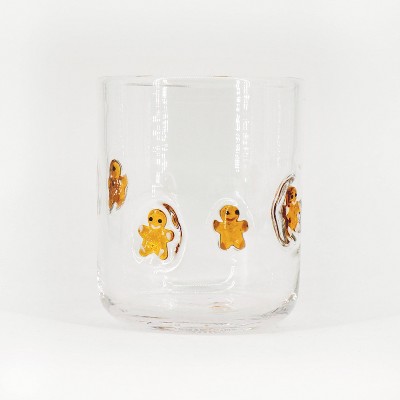 Madison Home 16 fl oz Icon Glass Gingerbread Man