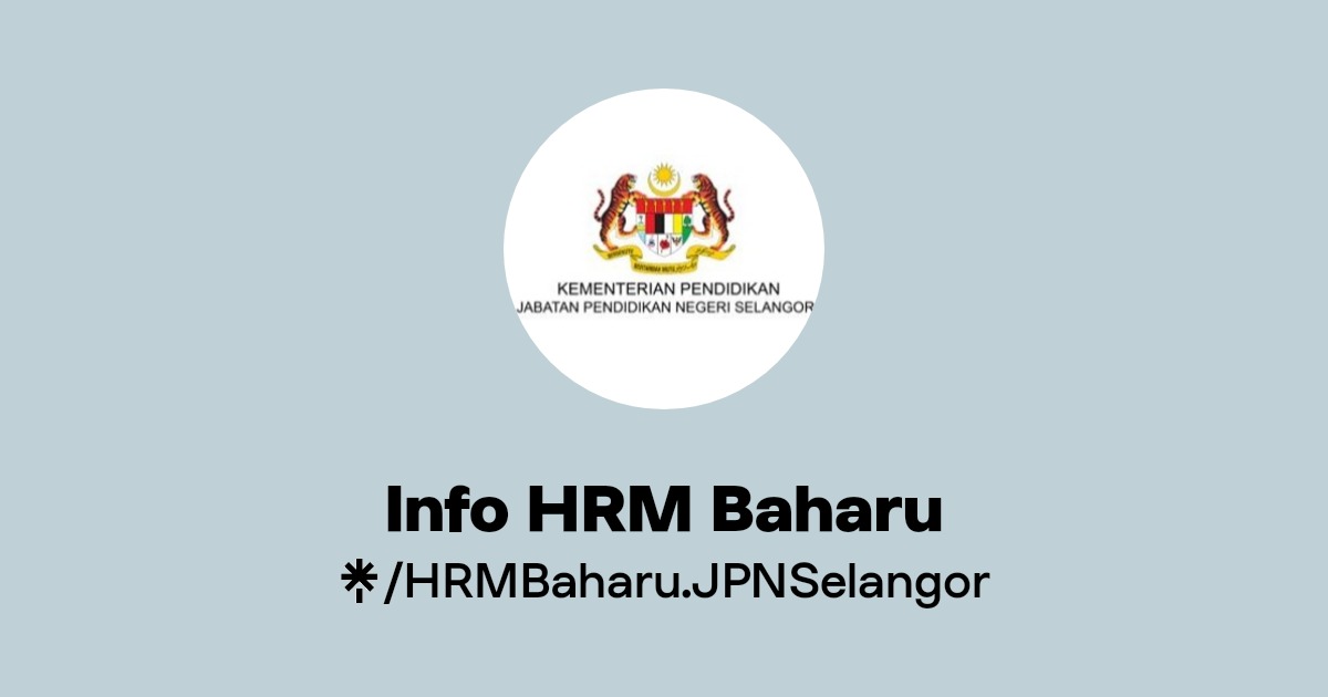 Info Sistem Pengurusan  Sumber Manusia (HRM) Baharu