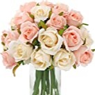 24 Heads Artificial Rose Flowers Bouquet Silk Flowers Rose