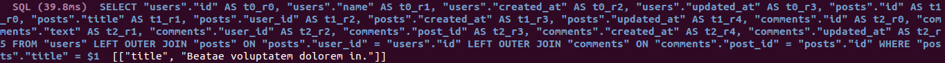 Specifying hash conditions on included relations