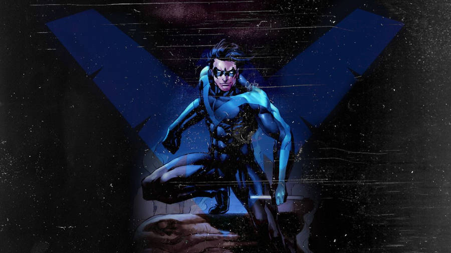 Nightwing Background Wallpaper