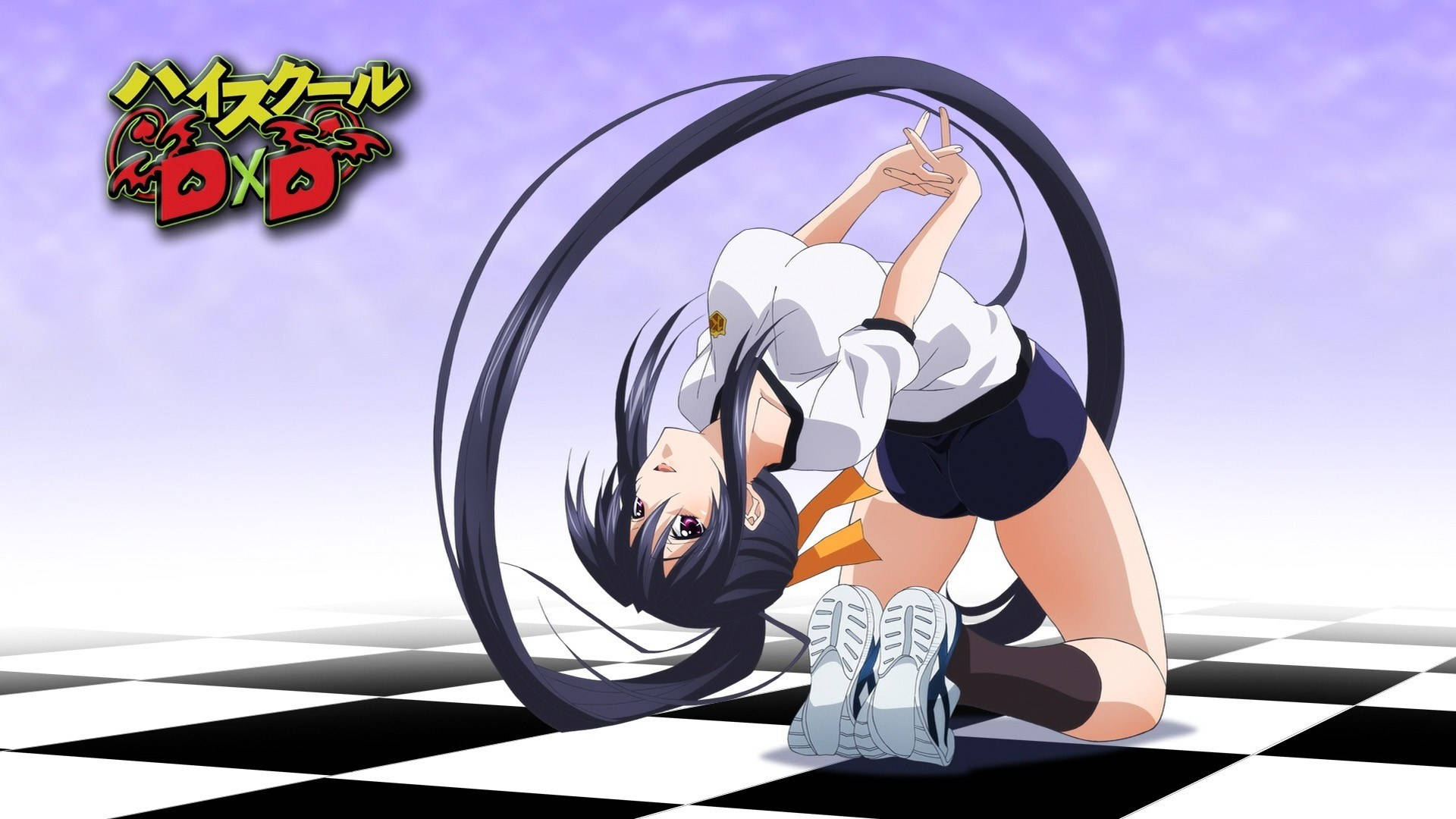 Akeno Himeijiman Kauneus Lumoaa Highschool Dxd:ssä Taustakuva