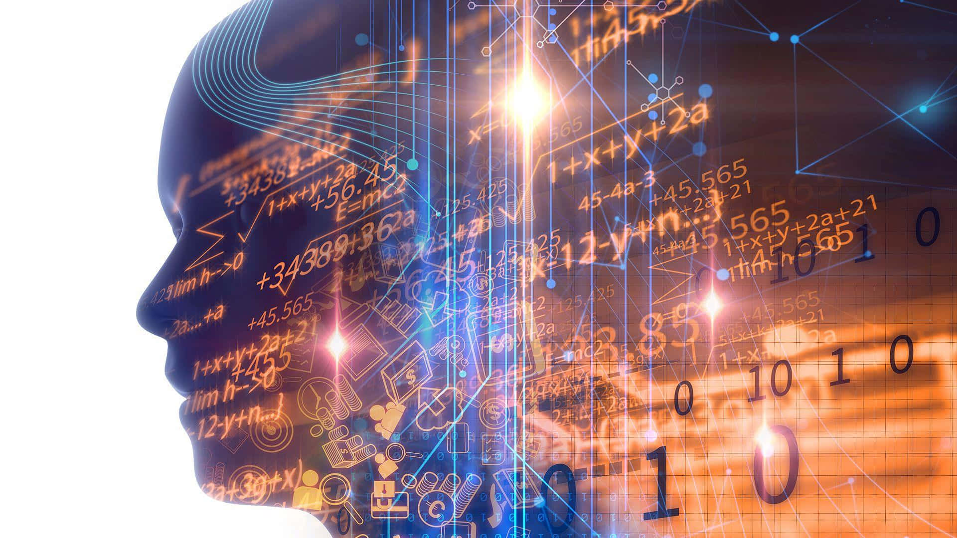 Kunstverk Konsept For Kunstig Intelligens Data Bakgrunnsbildet