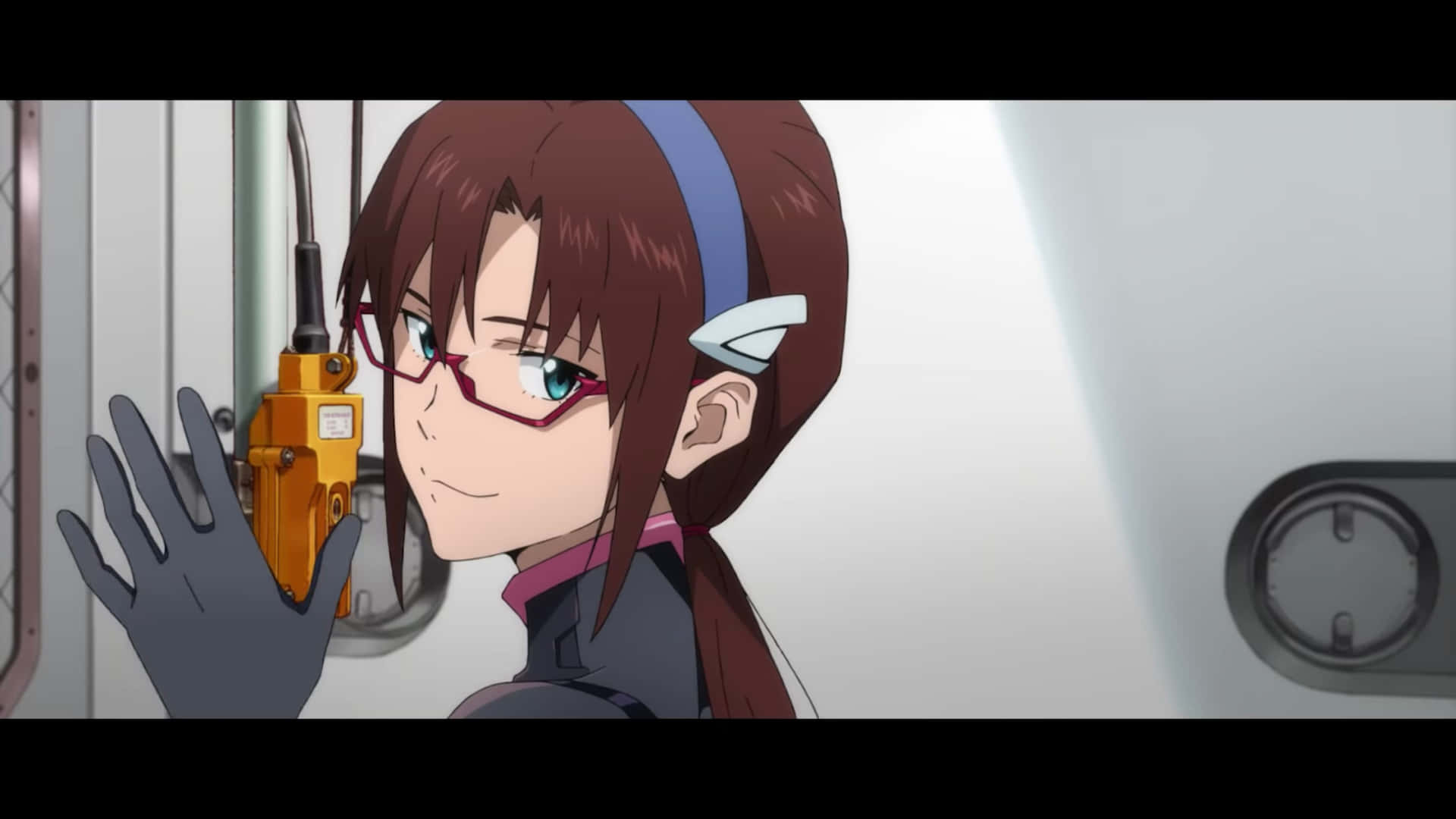 Evangelion 30 10 Avec Mari Se Retournant Fond d'écran