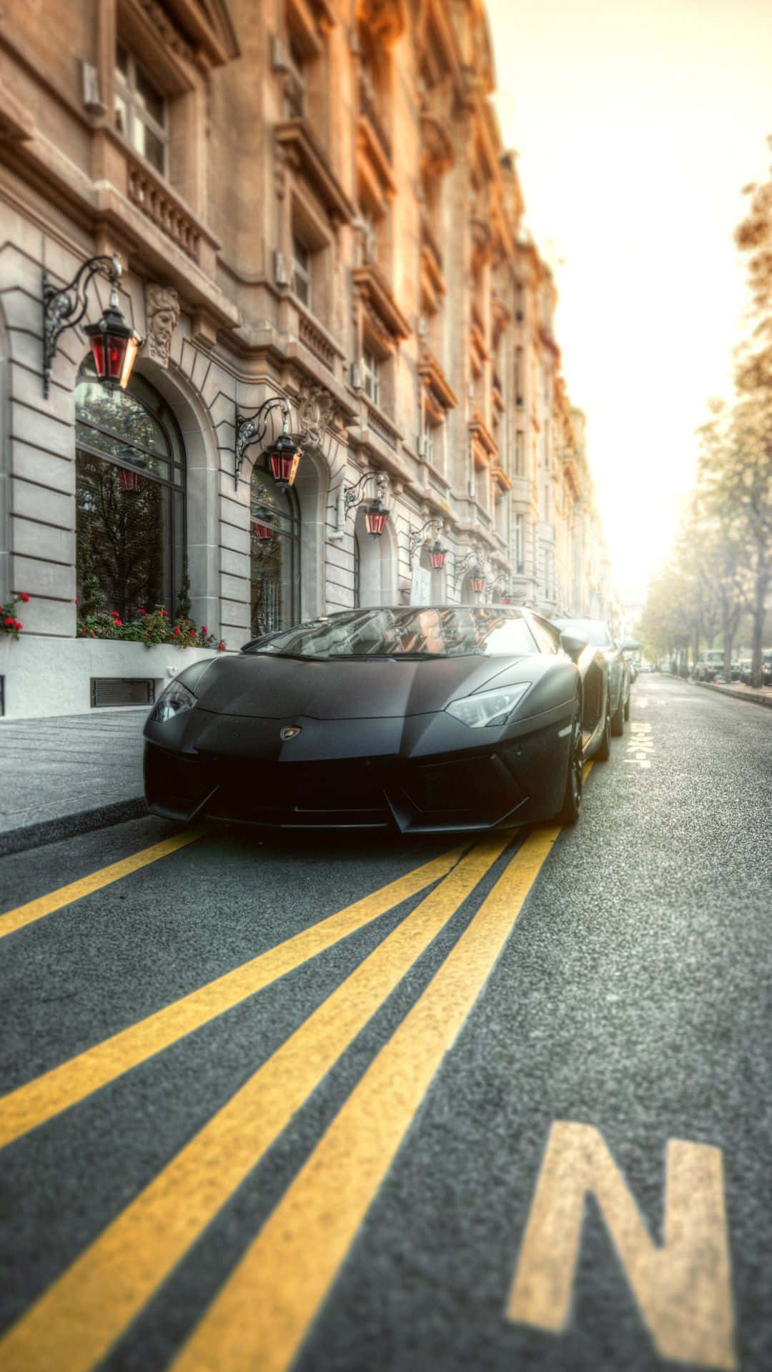 Obténen Tus Manos El Lujoso Teléfono Lamborghini. Fondo de pantalla