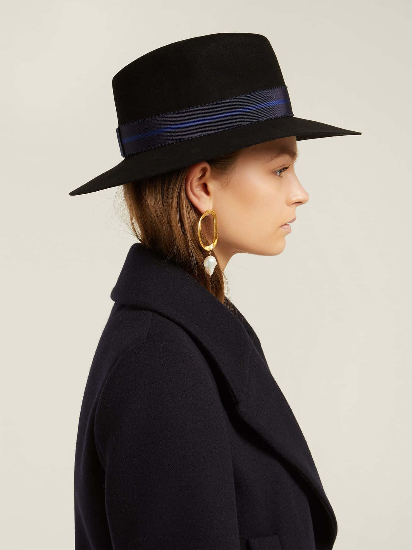 Maison Michel Blå Trilby Bakgrunnsbildet