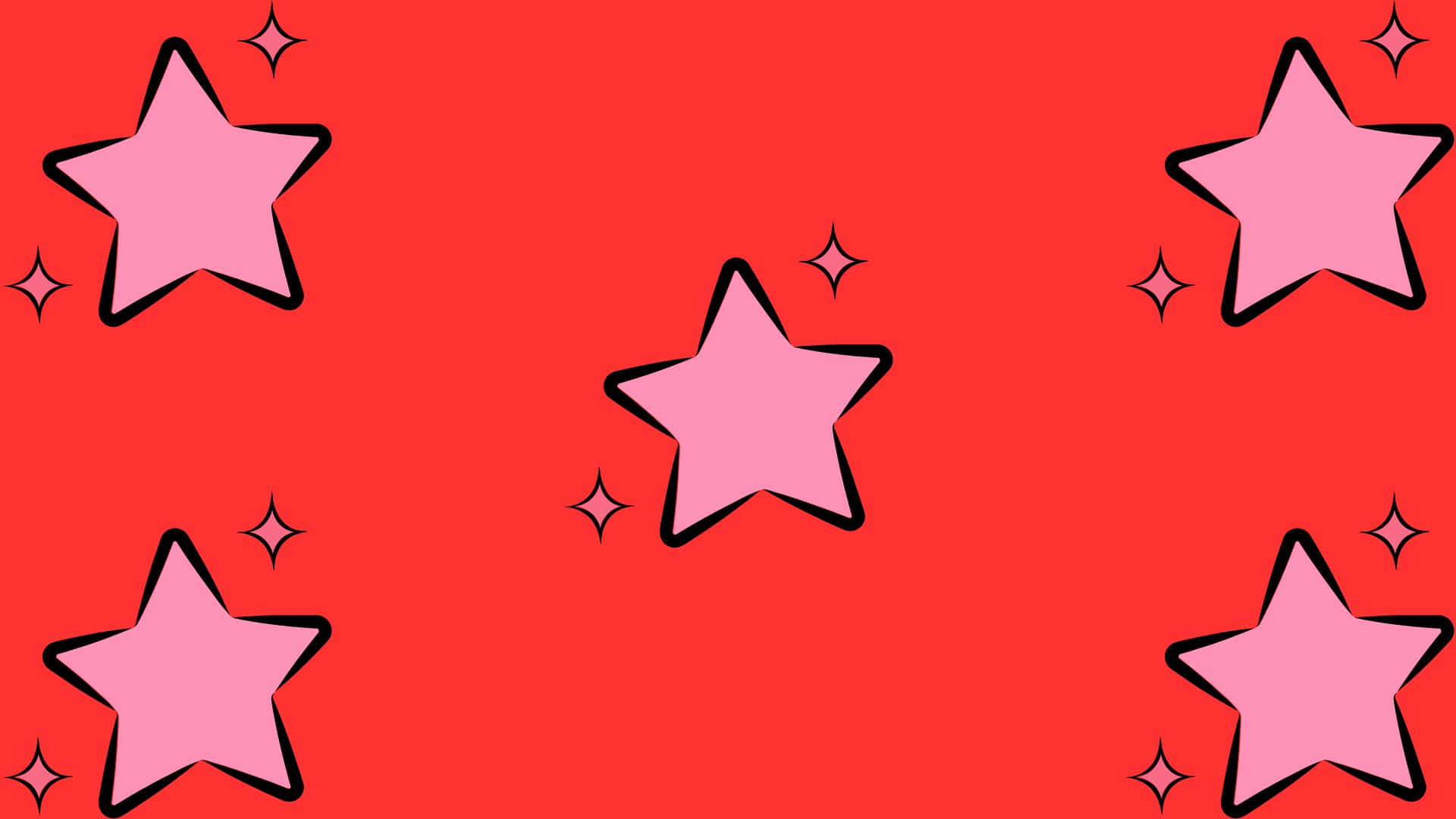 Formegeometriche Luminose E Audaci In Rosa E Rosso Su Uno Sfondo Testurizzato