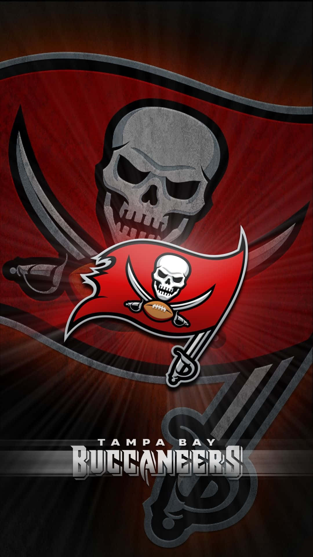 Krijg Nu De Tampa Bay Buccaneers Iphone Achtergrond