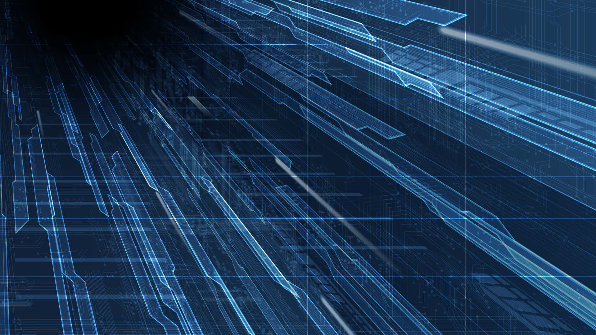 Transparent Irregular Shape Tech Background