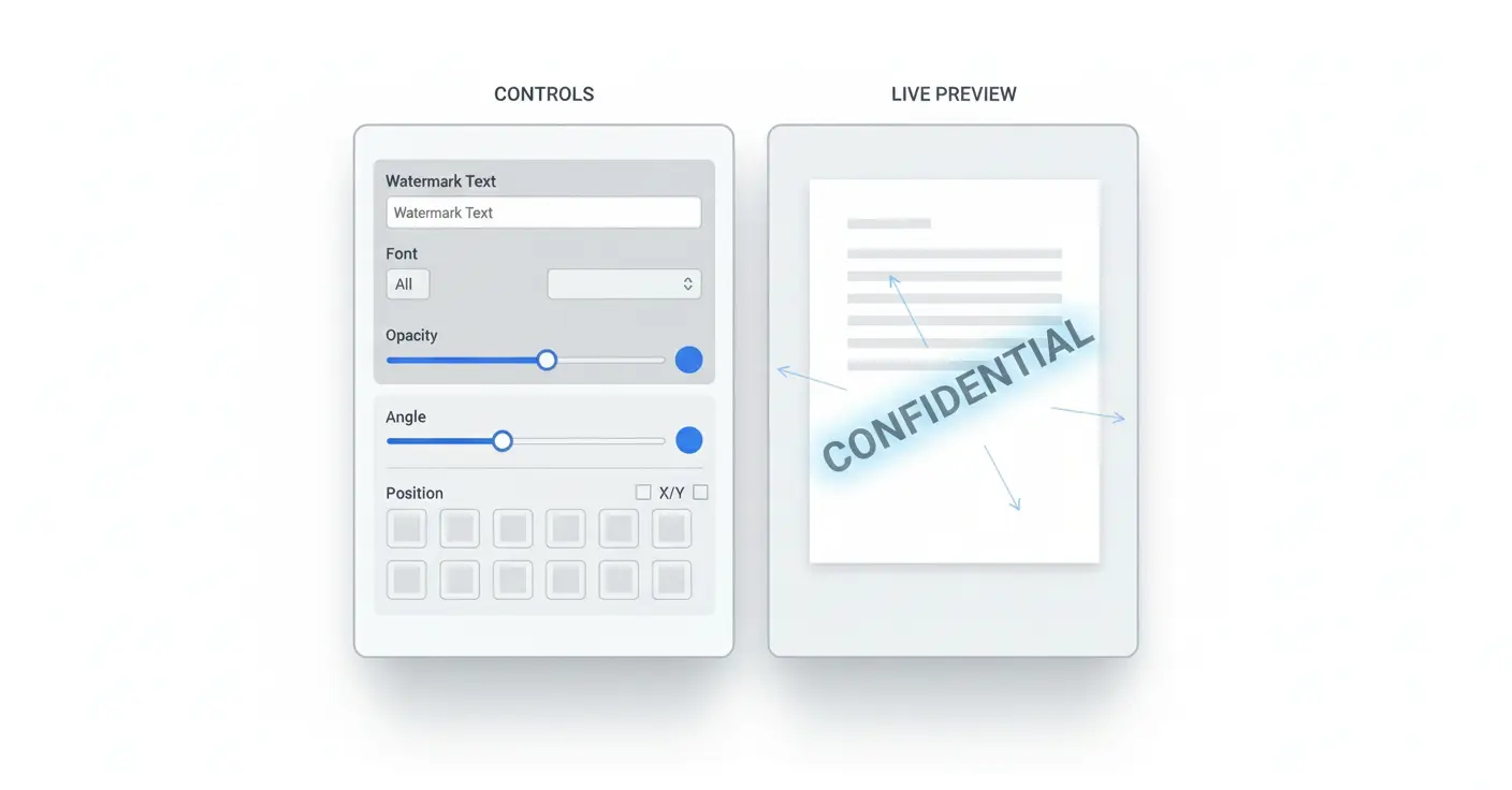 Real-Time Preview for Precise Watermark Placement Real-Time Preview for Precise Watermark Placement
