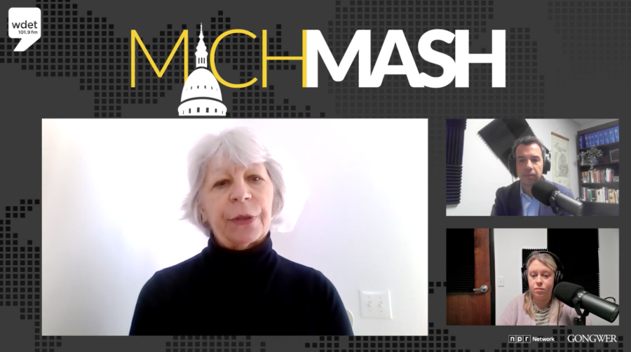 Lynn Liberato joins the MichMash team. They are on online and are in split screens