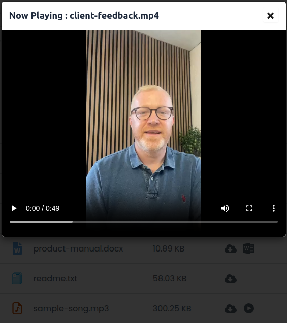 Video Player For WordPress