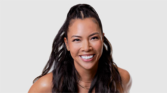 Portrait of Apple Fitness+ trainer Jenn Lau