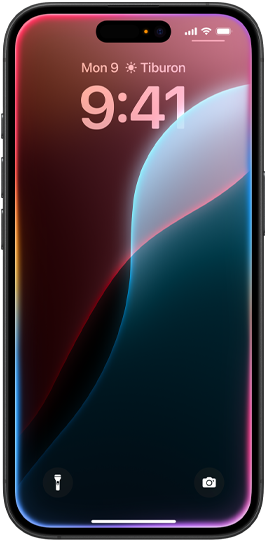 Vários dispositivos iPhone em movimento da esquerda para a direita, cada um deles a mostrar diferentes funcionalidades da Apple Intelligence no ecrã.