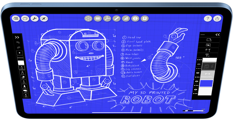 Morpholio Trace no iPad