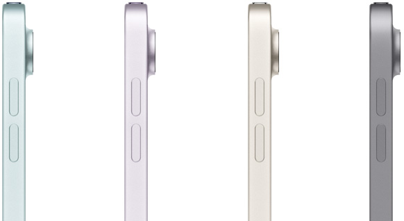 iPad Air en cuatro colores diferentes