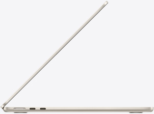 星光色 MacBook Air 的側面