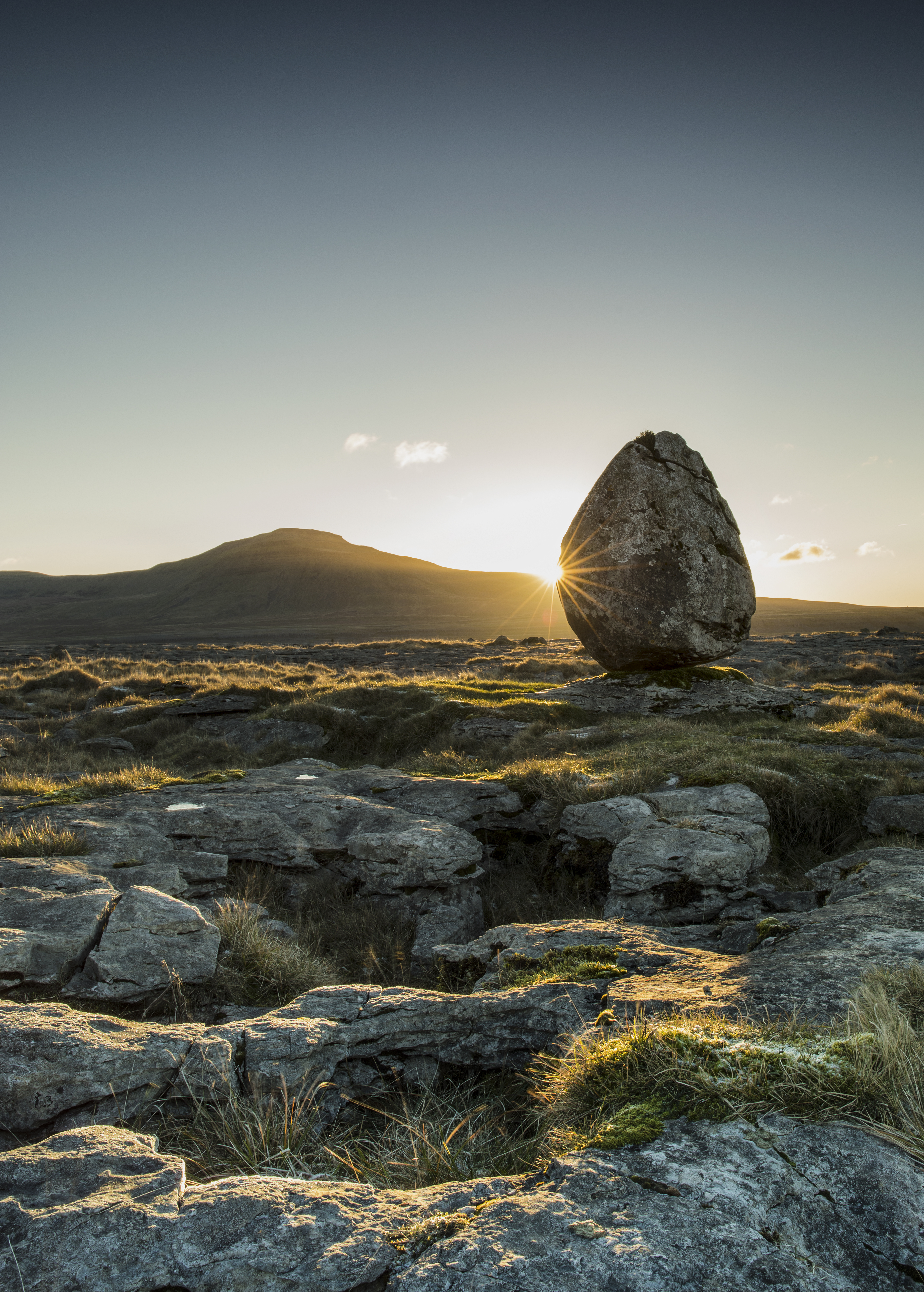 Erratic Boulder Sunburst by Wayne Brittle