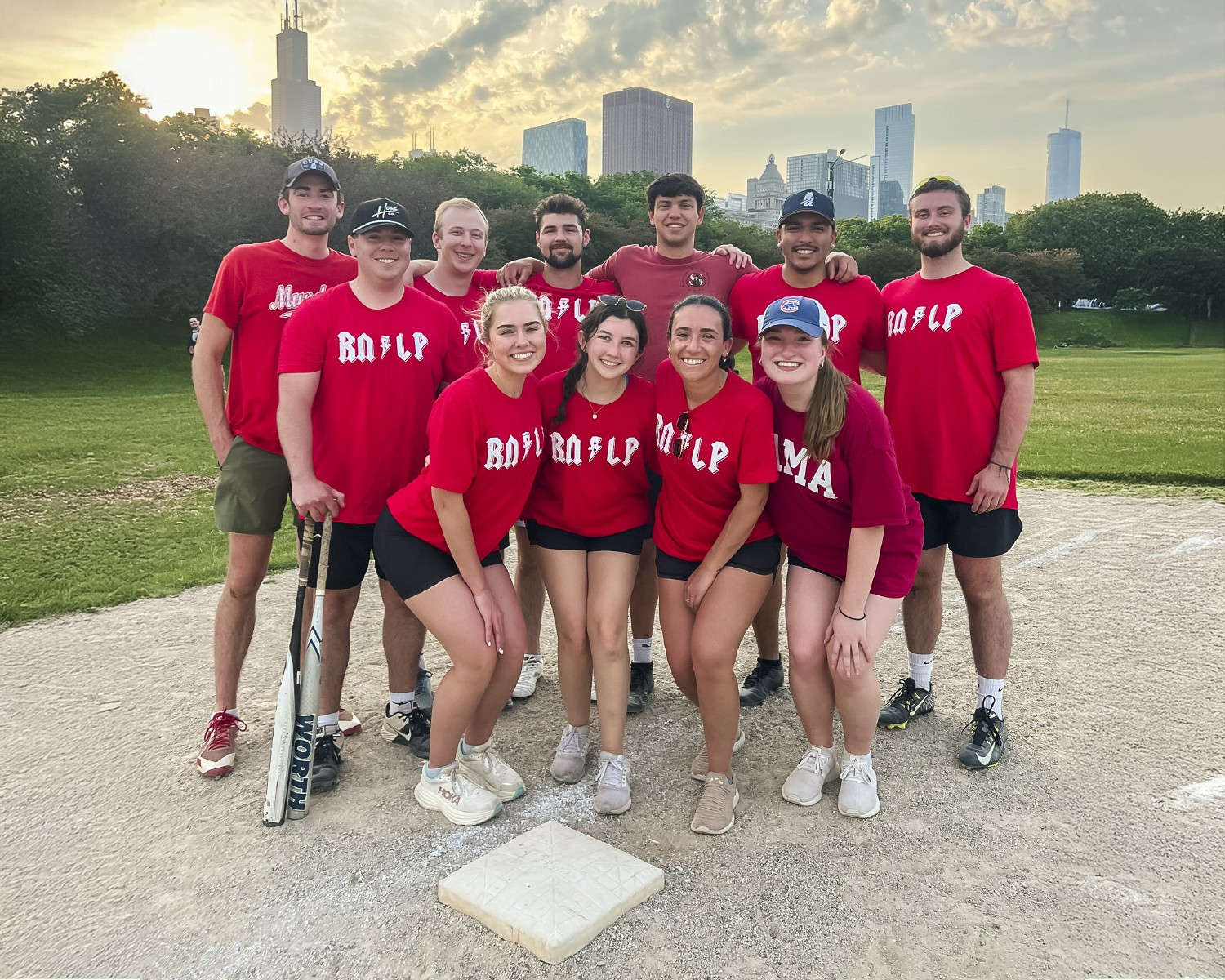 Game on! Our Chicago Downtown office created a softball team and finished strong. No strikes here!