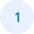 数字の 1 を丸で囲んだアイコン