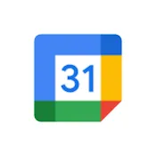 「Google 日曆」應用程式圖示