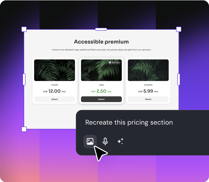 Coloque a sua visão online, sem necessidade de programação