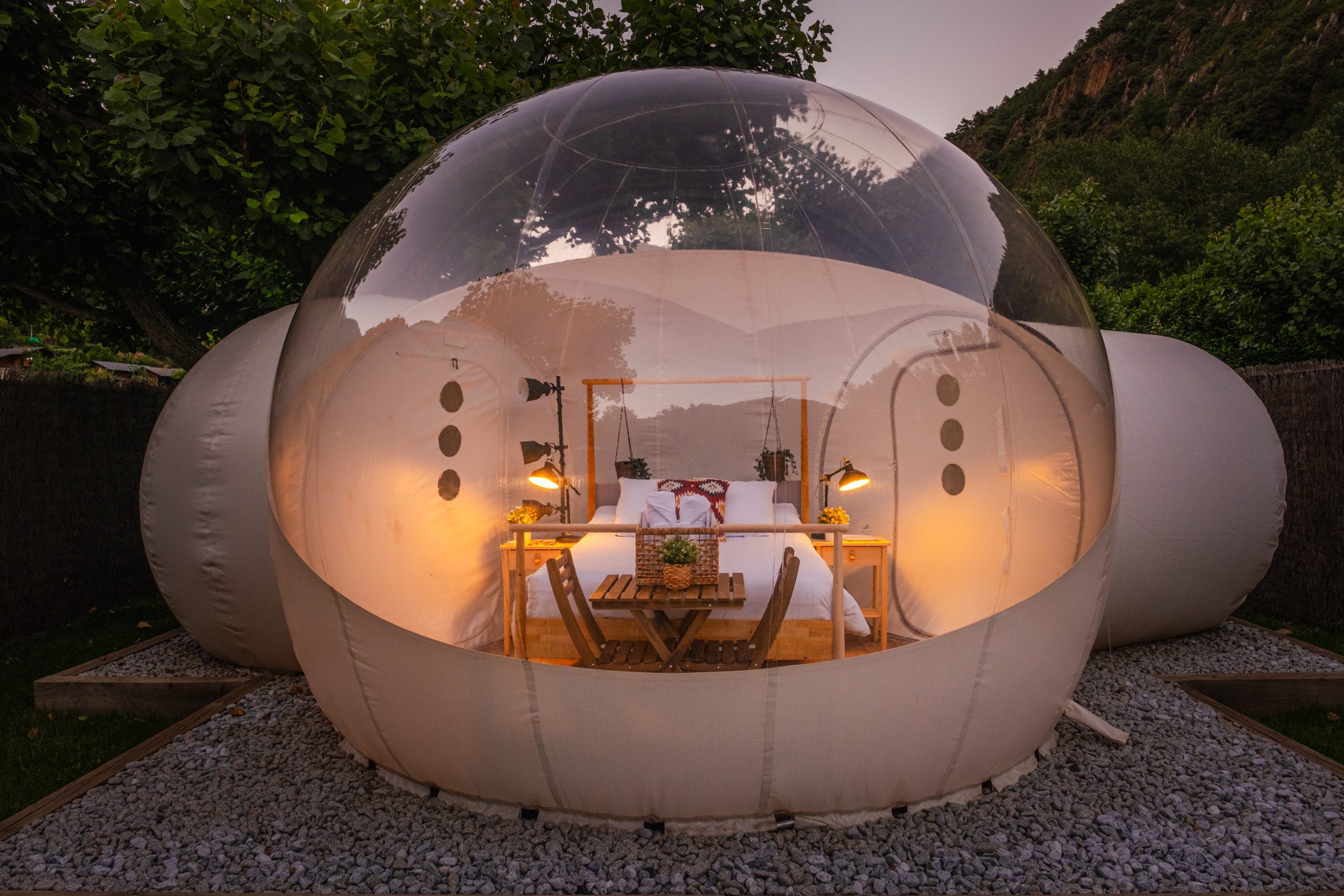 Hotel burbuja Andorra Pirineos noche