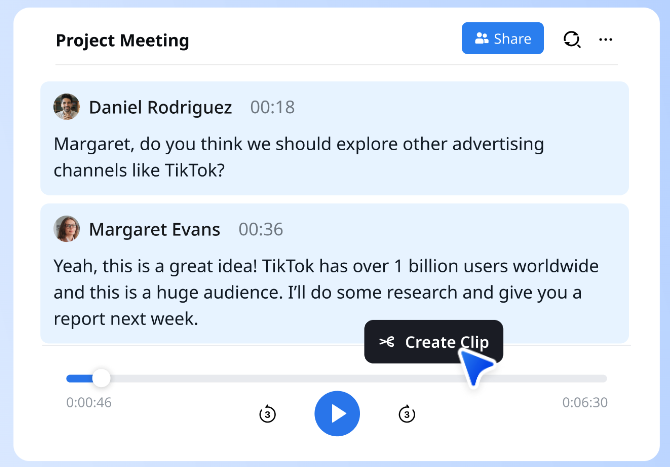 Share the voice of customer proactively