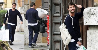 Stefano De Martino trasloca a Roma nel quartiere Prati - foto esclusive