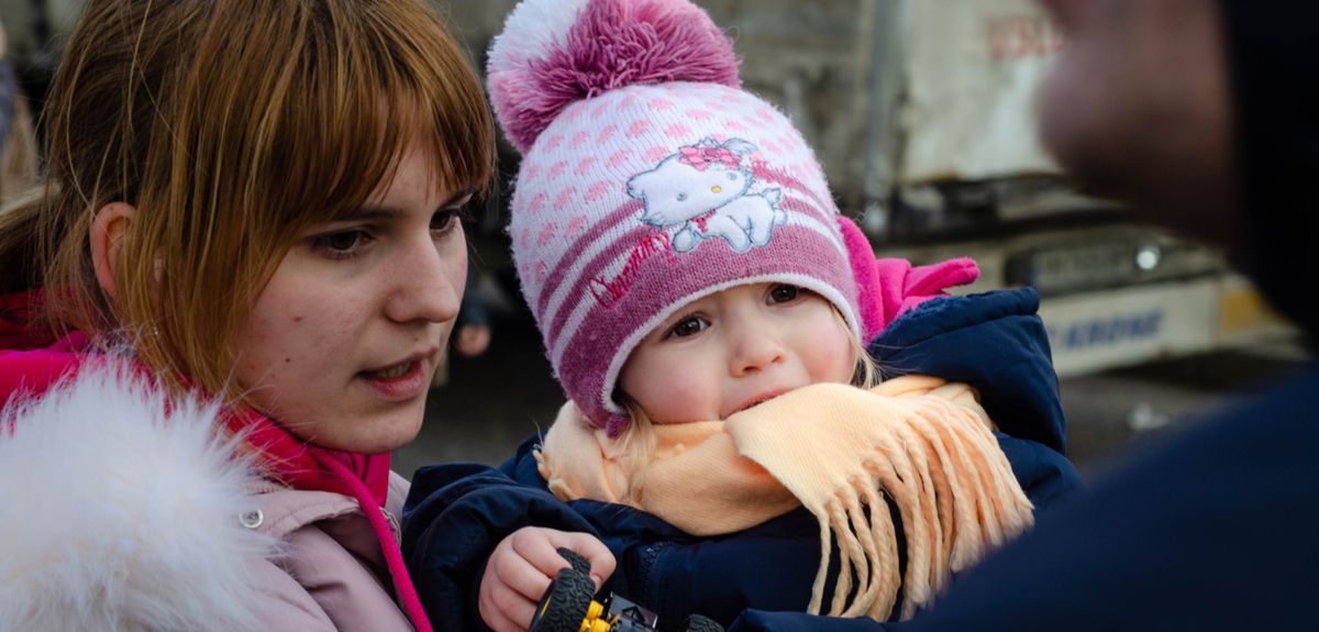 Parents and caregivers are under extreme stress, normality is vastly disrupted, and violence is pervasive. Many are coping with bereavement, separation from family, ongoing trauma, and victimisation when crossing borders. Initial thoughts are to provide a