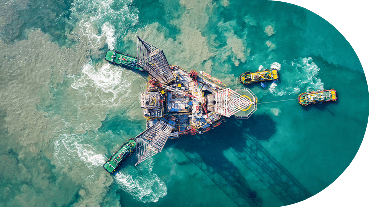 Tower in the ocean
