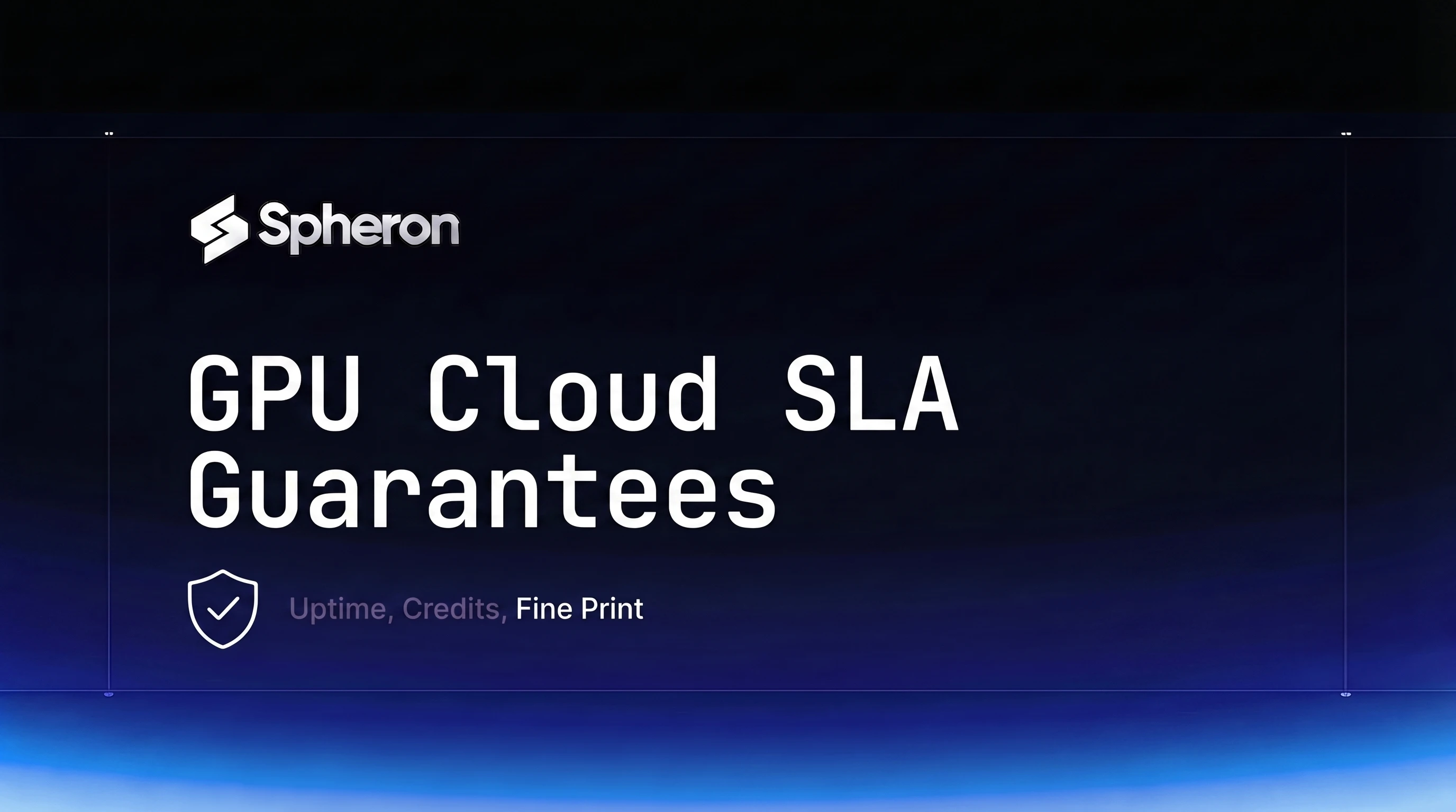 GPU Cloud SLA Guarantees 2026: Uptime, Credits, Fine Print