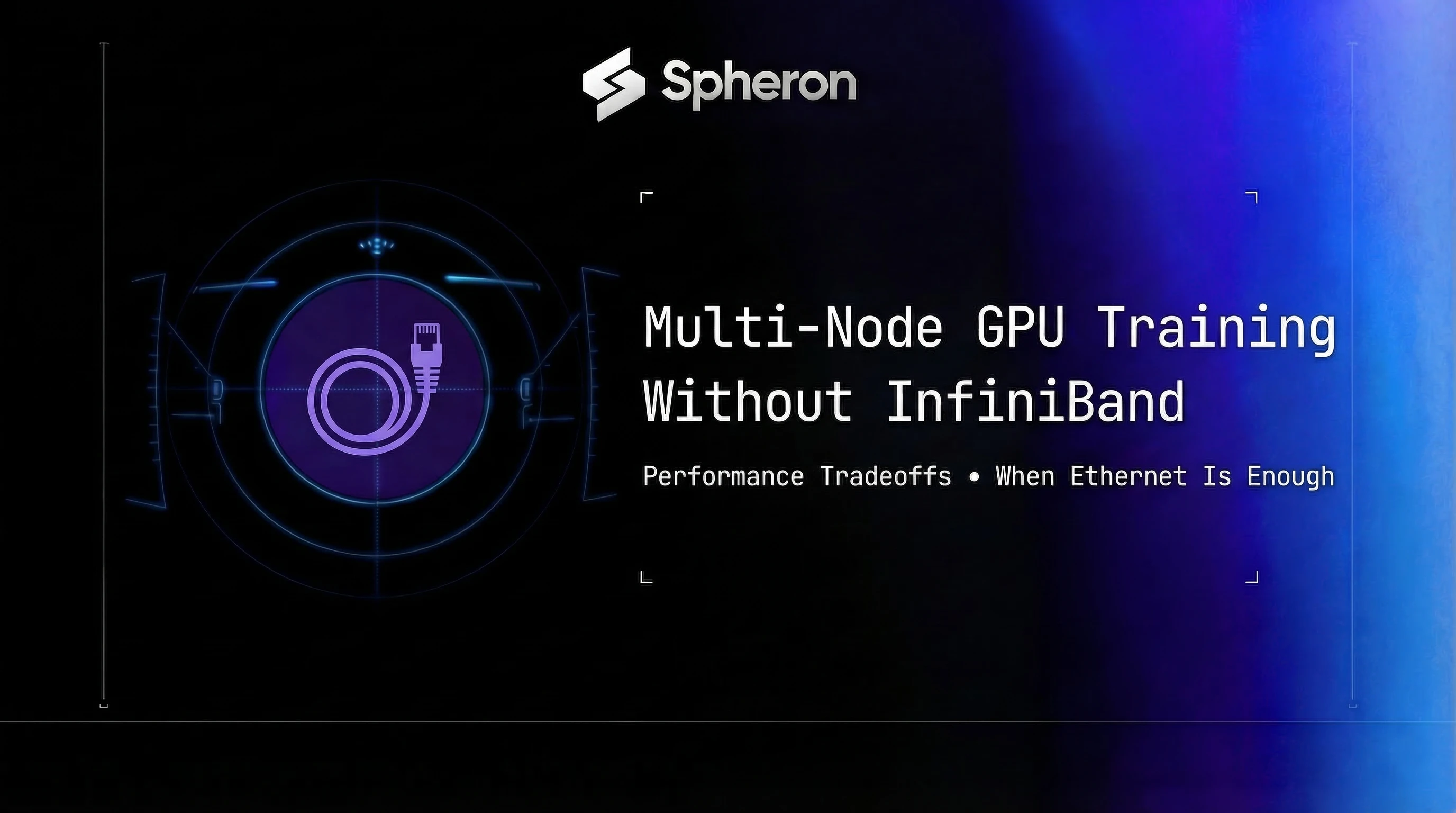 Multi-Node GPU Training Without InfiniBand: Tradeoffs and Cost Analysis