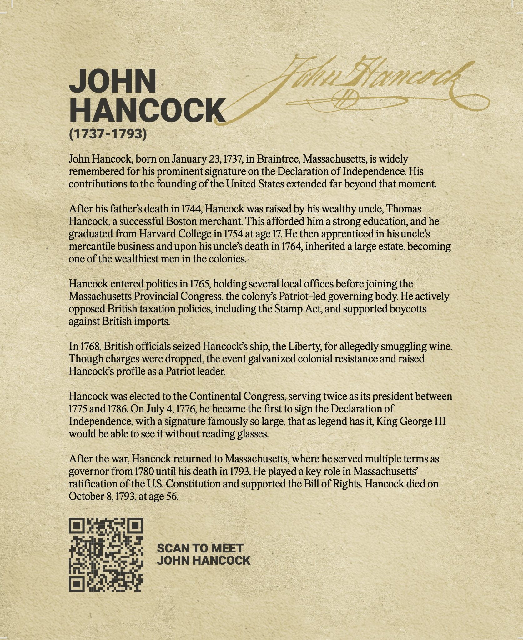 John Hancock BioCard