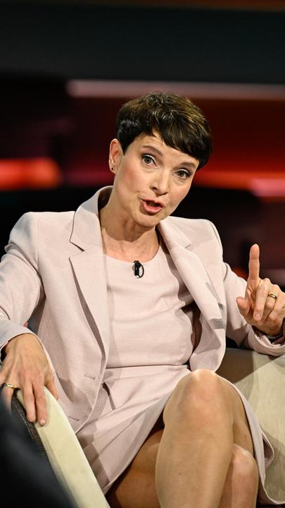 Frauke Petry im Studio von Markus Lanz 